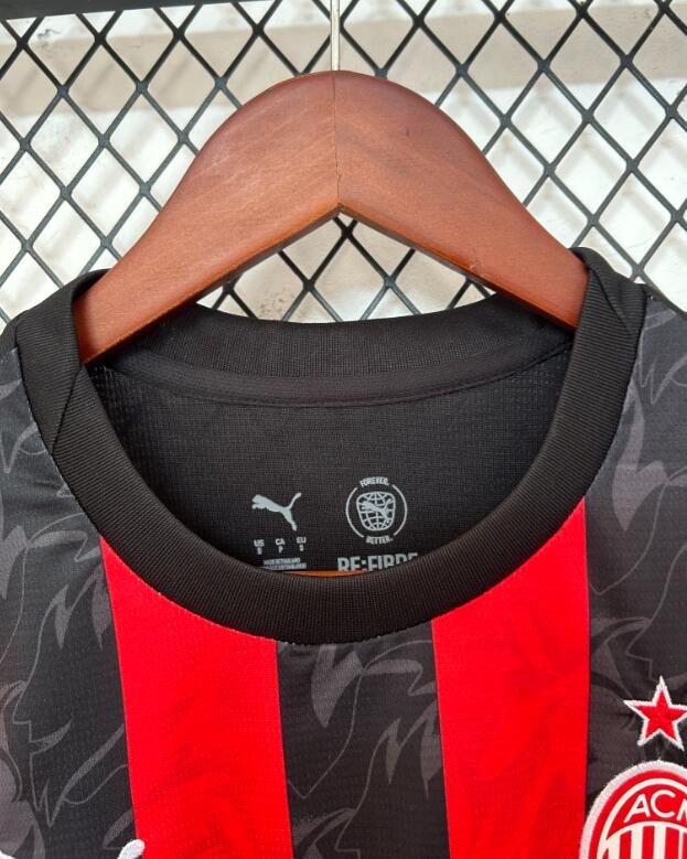 2025/26 AC MILAN Home Jersey Fan Version