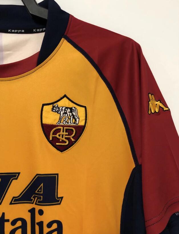 2000-2001  Retro  AS Roma  Home  jersey