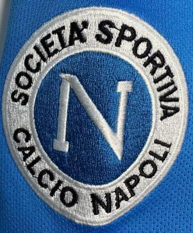 1987-1988 Retro Naples  Home long sleeves  jersey