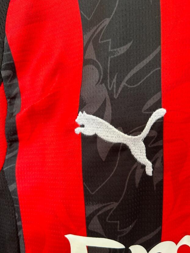 2025/26 AC MILAN Home Jersey Fan Version