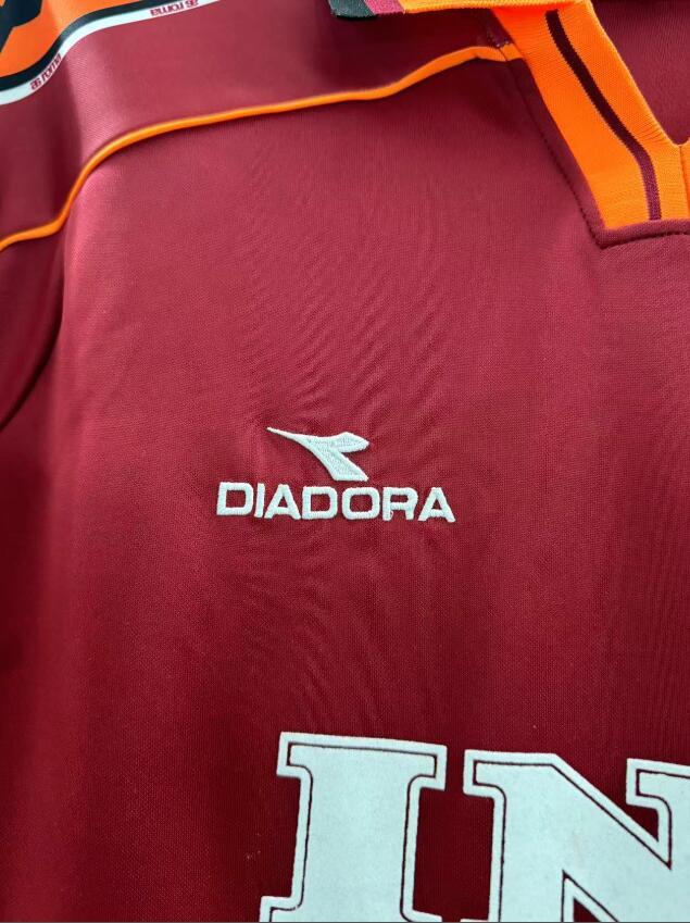 1998-1999 Retro  AS Roma  Home  jersey