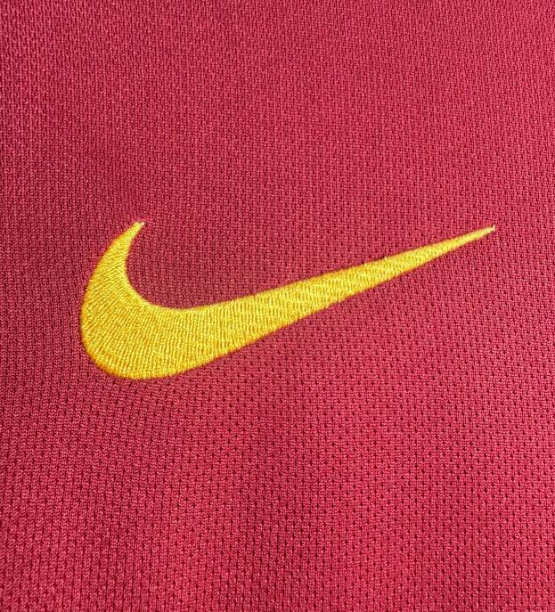 2017-2018  Retro  AS Roma  Home long sleeves   jersey