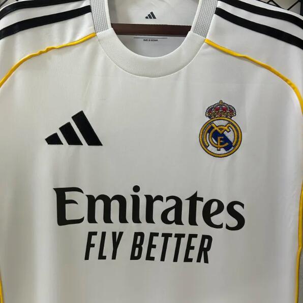 2025/26 Real Madrid Home Jersey Fan Version