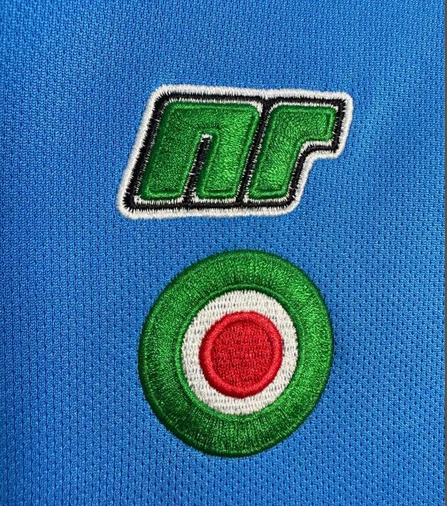 1987-1988 Retro Naples  Home long sleeves  jersey