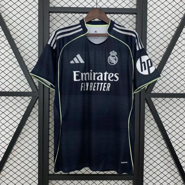 2025/26 Real Madrid Away Jersey Fan Version