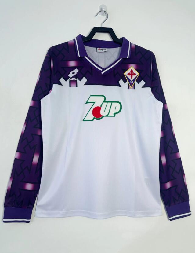 1992-1993   Retro  ACF Fiorentina  Away  long sleeves   jersey