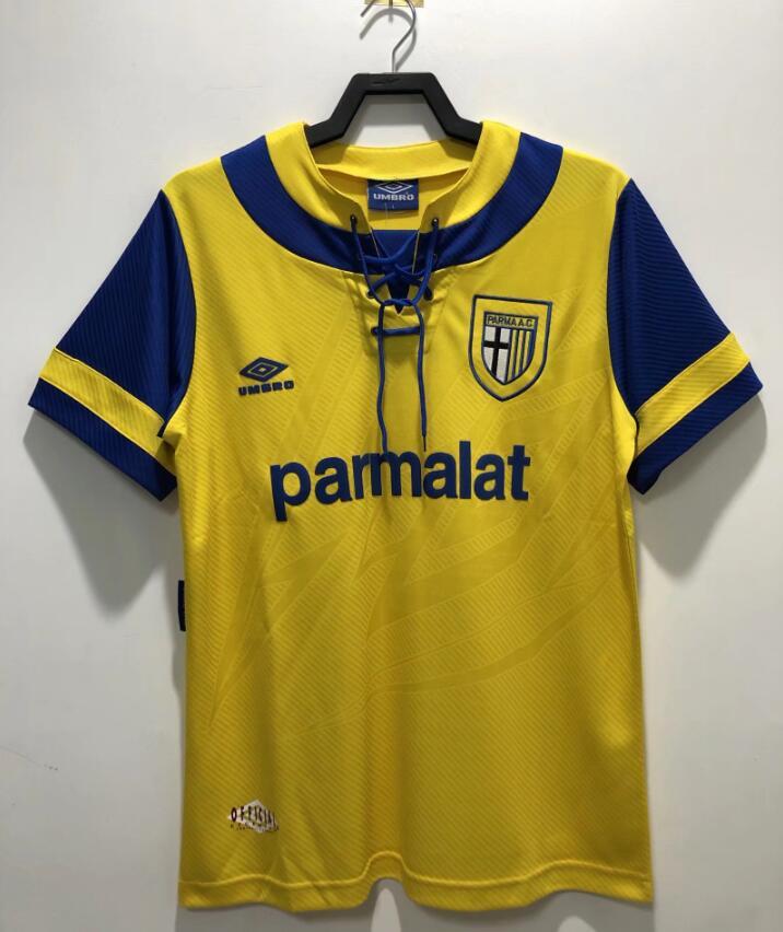 1993-1995   Retro Parma Calcio 1913  AC   HOME  yellow  jersey