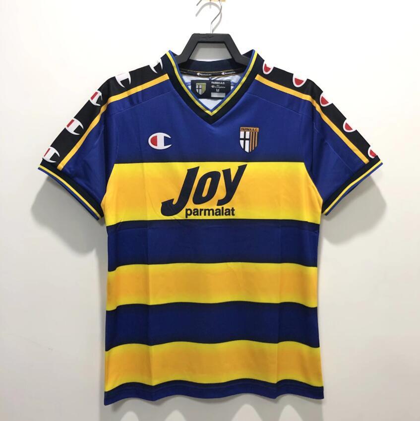 2001-2002  Retro Parma Calcio 1913  AC    Home    jersey