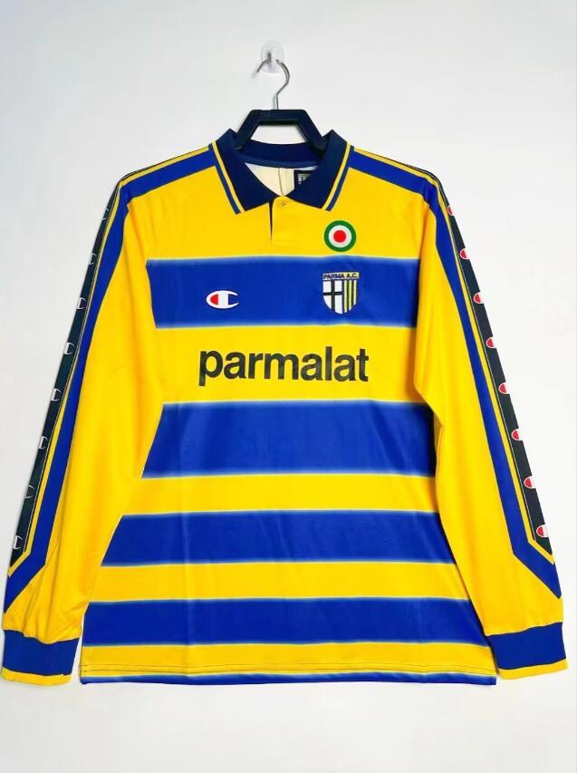 1999-2000  Retro Parma Calcio 1913  AC Home Long sleeves   jersey