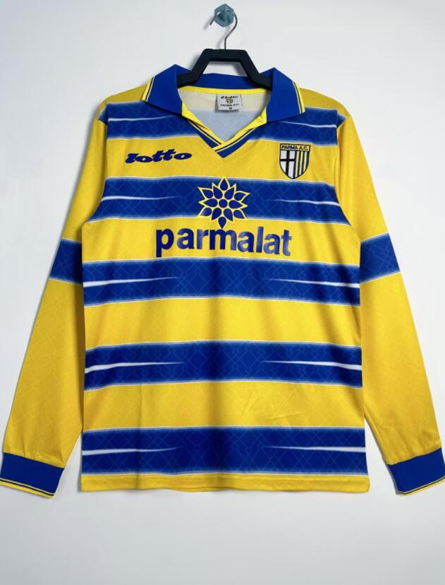 1998-1999  Retro Parma Calcio 1913  AC Home Long sleeves   jersey