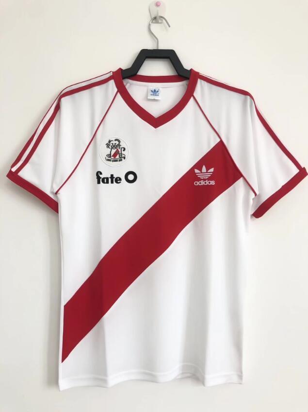 1986  Retro  River Plate   Home   jersey