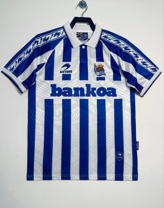 1994-1995  Retro  Real Sociedad   Home   jersey