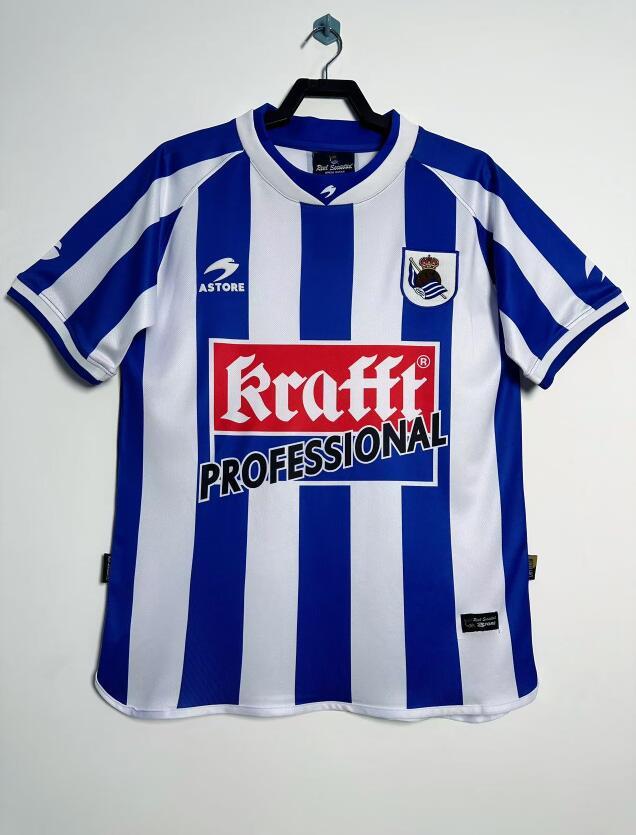 2002-2003  Retro  Real Sociedad   Home   jersey