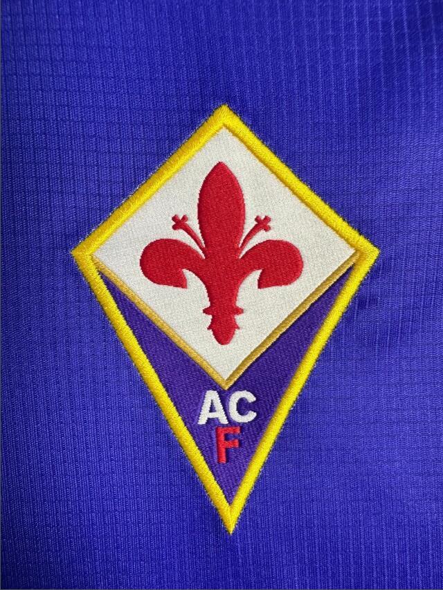 1998-1999   Retro  ACF Fiorentina  Home long sleeves   jersey