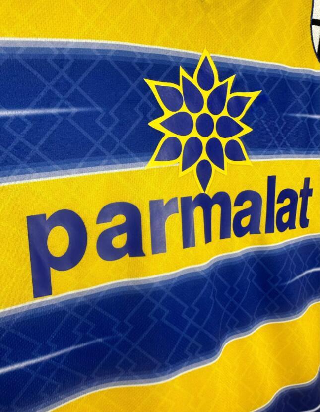 1998-1999  Retro Parma Calcio 1913  AC Home Long sleeves   jersey