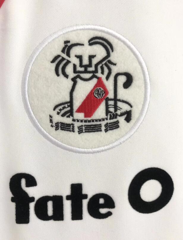 1986  Retro  River Plate   Home   jersey