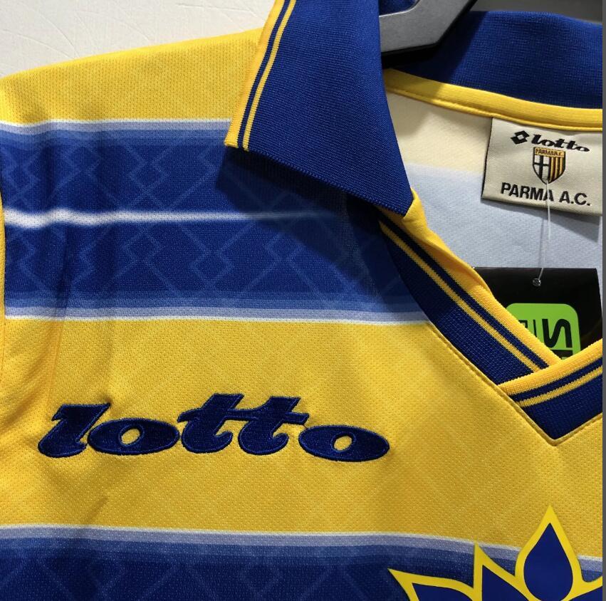 1998-1999  Retro Parma Calcio 1913  AC    Home    jersey