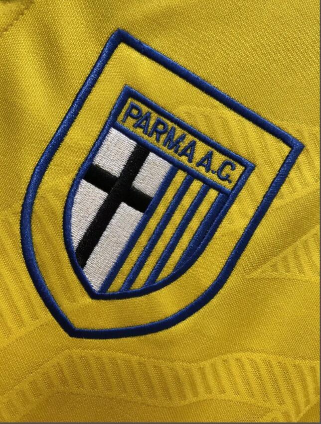 1993-1995   Retro Parma Calcio 1913  AC   HOME  yellow  jersey