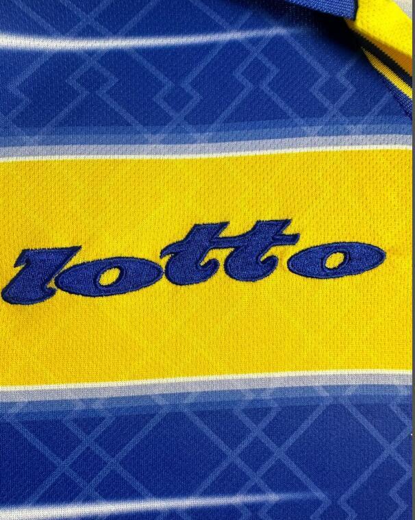 1998-1999  Retro Parma Calcio 1913  AC Home Long sleeves   jersey