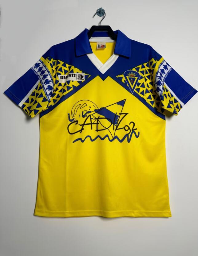 1991-1992    Retro Cadiz CF  Home   jersey