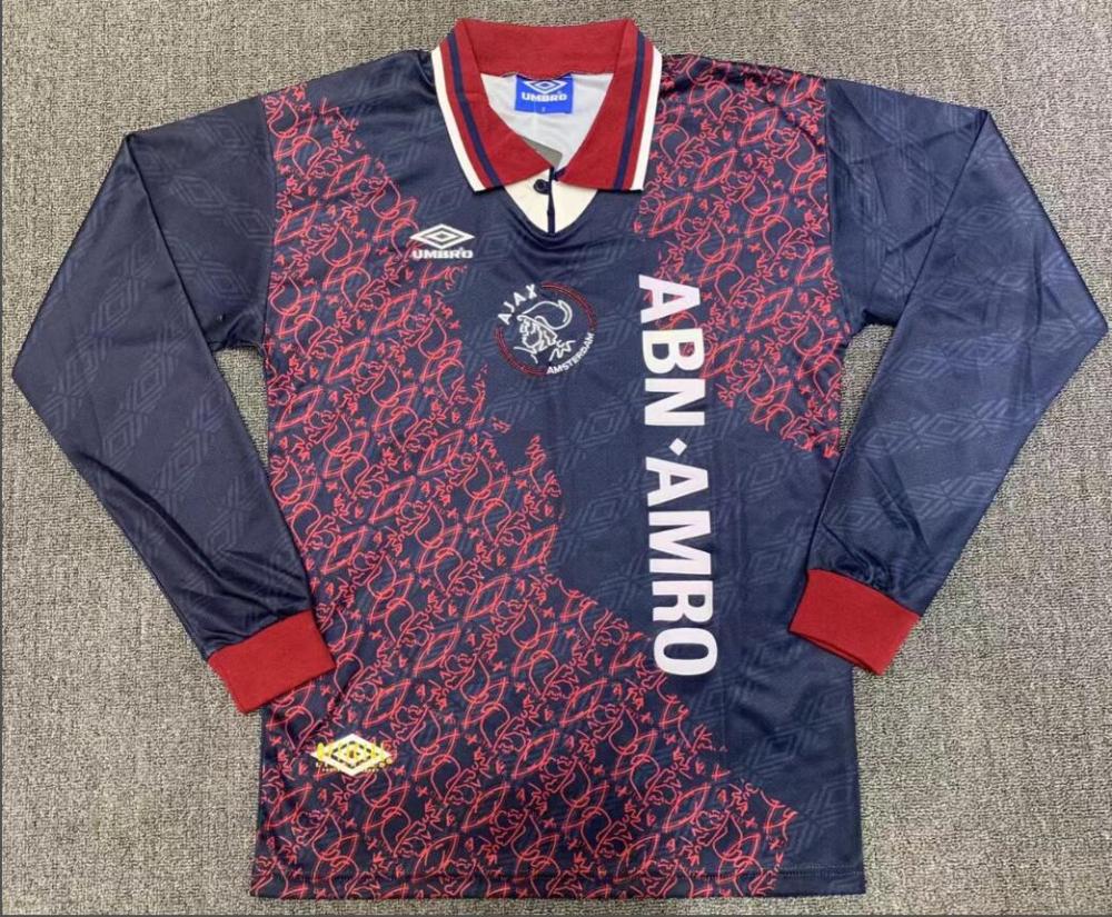 1995-1996     Retro   AFC Ajax  Away  long sleeves   jersey