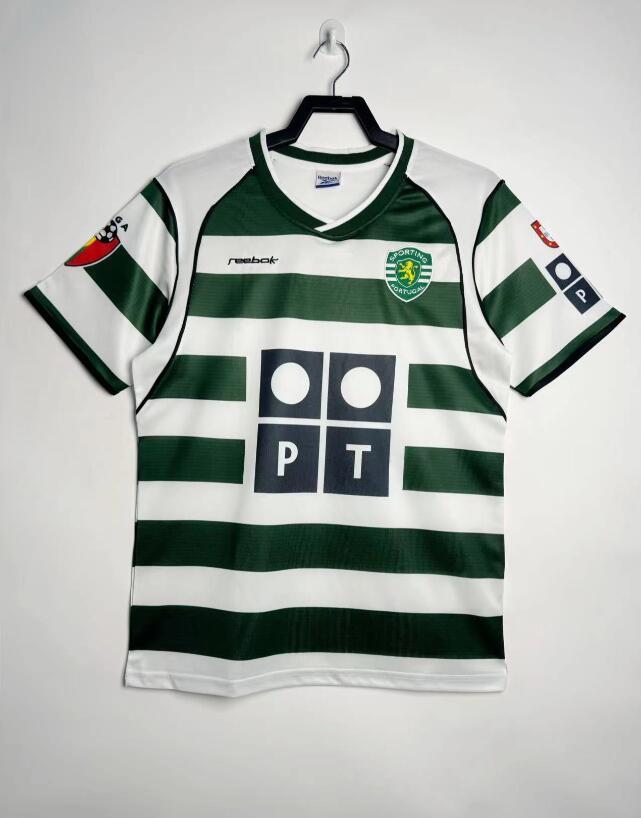 2001-2003  Retro  Sporting Lisbon   Home   jersey