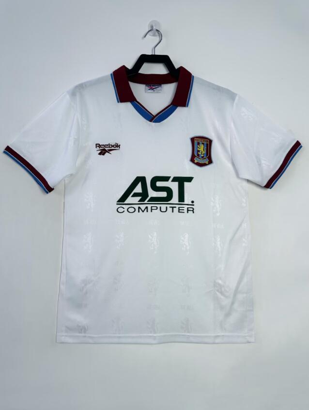 1995-1996 Retro  Aston Villa Football Club   Away  jersey