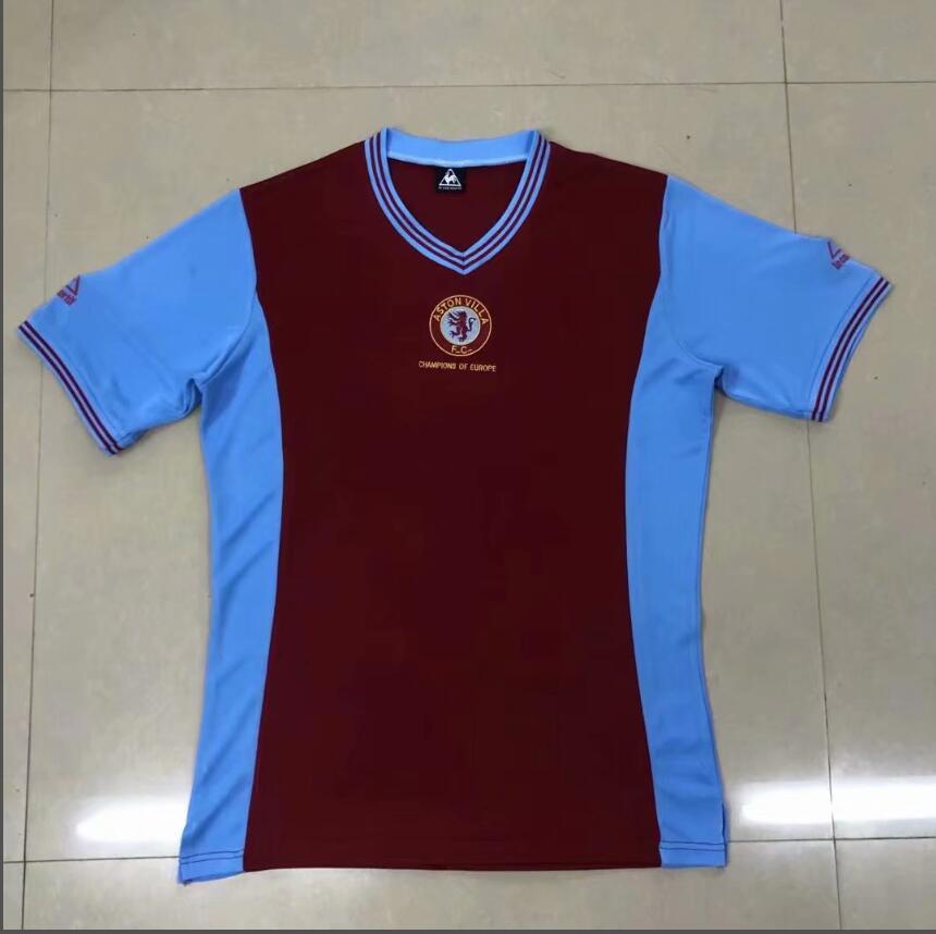 1981-1982   Retro  Aston Villa Football Club   Home  jersey
