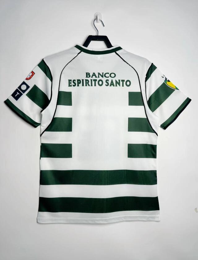 2001-2003  Retro  Sporting Lisbon   Home   jersey