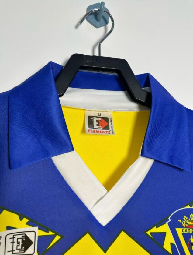 1991-1992    Retro Cadiz CF  Home   jersey
