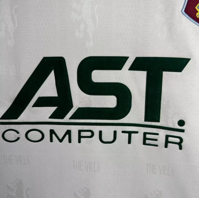1995-1996 Retro  Aston Villa Football Club   Away  jersey