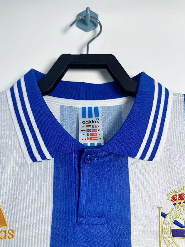 1999-2000   Retro   Deportivo La Coruna  /Depor /Deportivo    Home  long sleeves   jersey