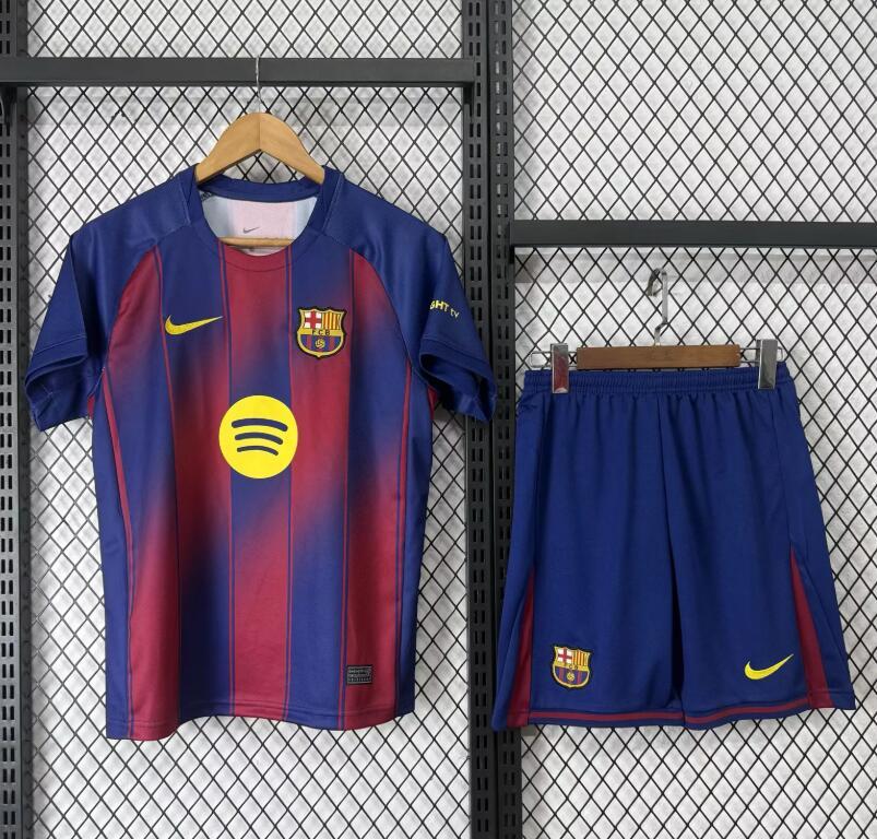 2025/26 Barcelona  Home Kids kits
