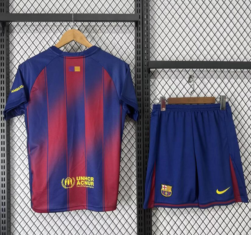 2025/26 Barcelona  Home Kids kits