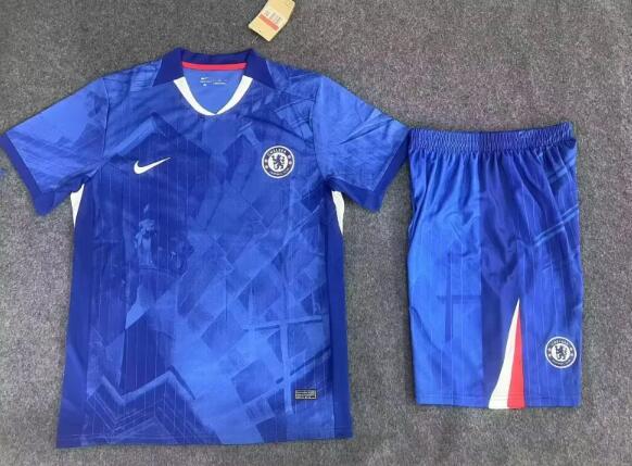2025/26 Chelsea Home Jersey Kits(Jersey+Shorts)   fan version