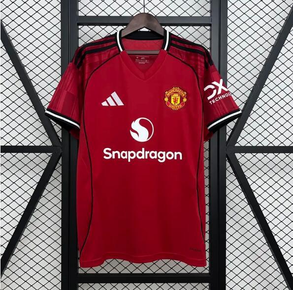 2025/26 Manchester United Home Jersey fan version