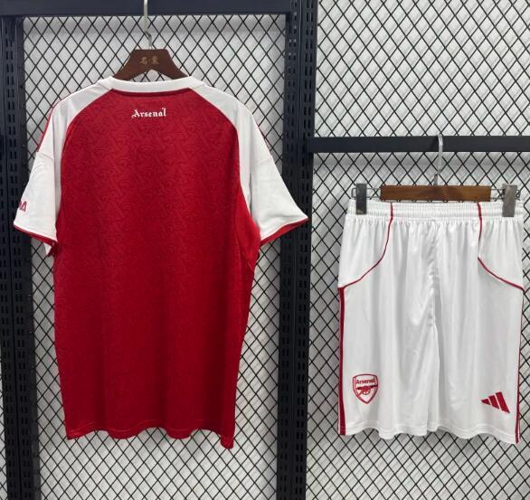2025/26 Arsenal Home Kits Jersey (Jersey+Shorts)  fan version