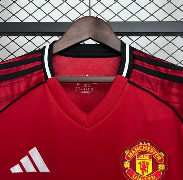 2025/26 Manchester United Home Jersey fan version
