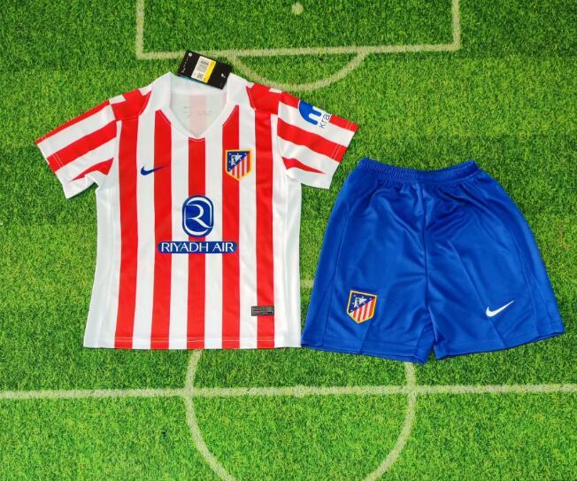 2025/26 Atletico Madrid    Home Kids Jersey