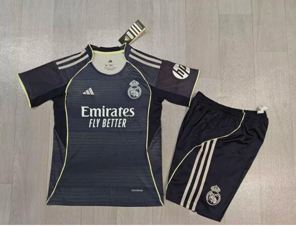 2025/26 Real Madrid  Away  Kit adult ( Jersey+Shorts )