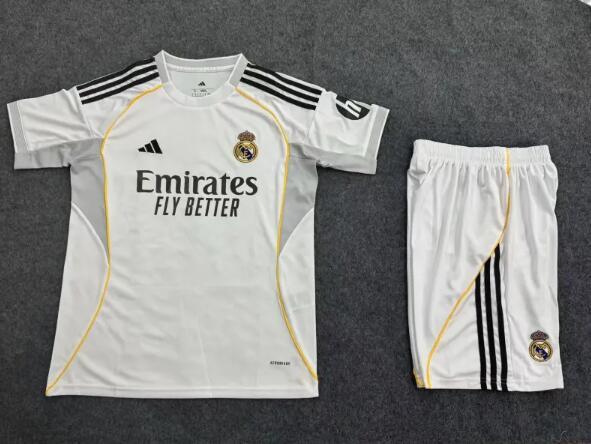 2025/26 Real Madrid Home Kit adult ( Jersey+Shorts )