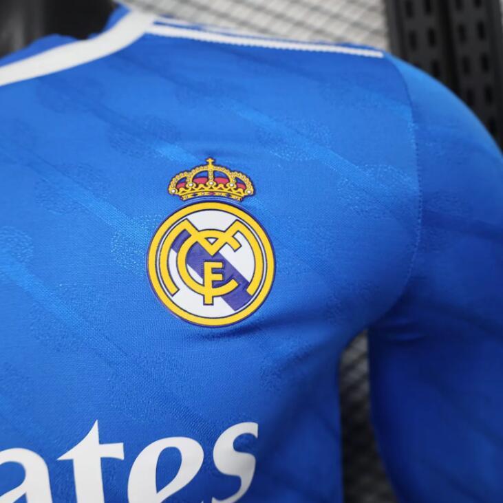 2025/26 Real Madrid third away  3RD Jersey Long Sleeved  Player Version