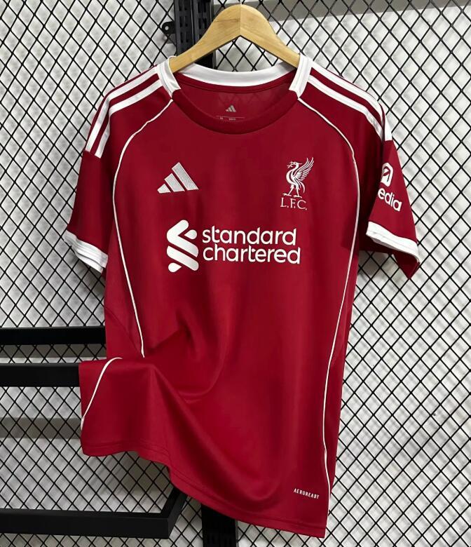 2025/26 Liverpool Home Jersey fan version