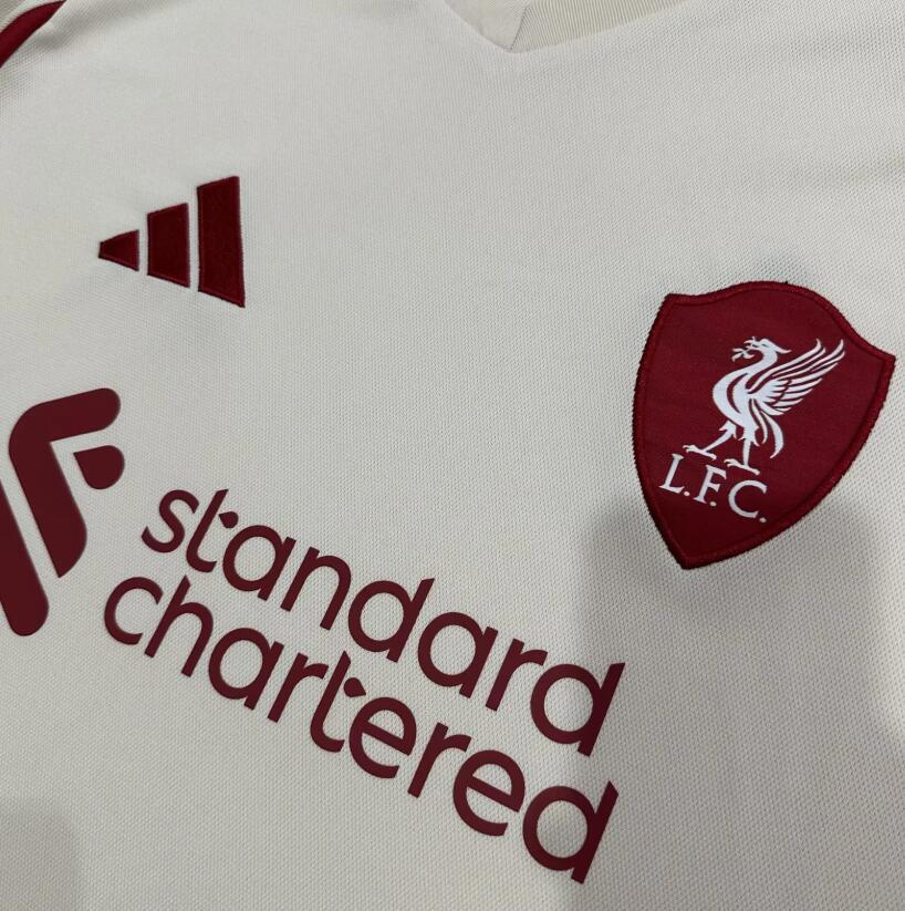 2025/26 Liverpool   Away Jersey fan version