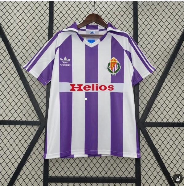 1984  Real Valladolid Home Retro Jersey