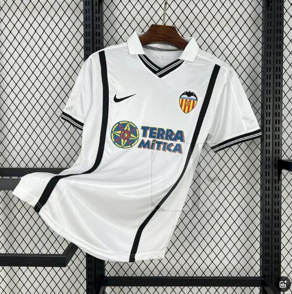 2000/01 Valencia Retro Jersey Home