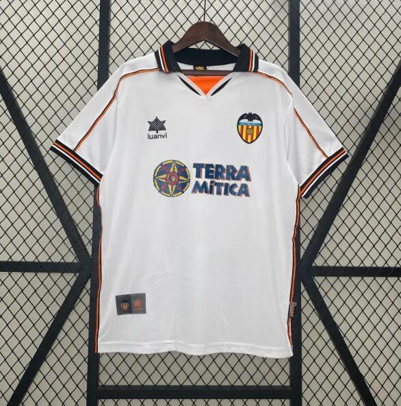 1999/00 Valencia Retro Jersey Home