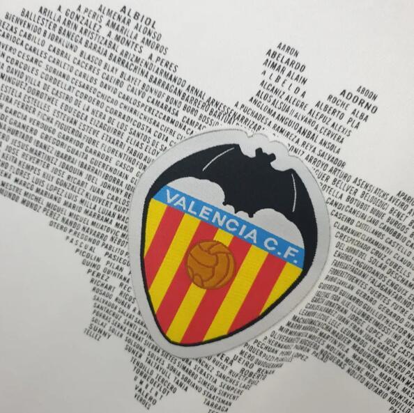 2009/10 Valencia Retro Jersey Home