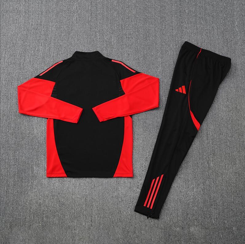 2025 2026 Bayern Munich adult  kids  tracksuit Pink  color soccer jersey half zipper
