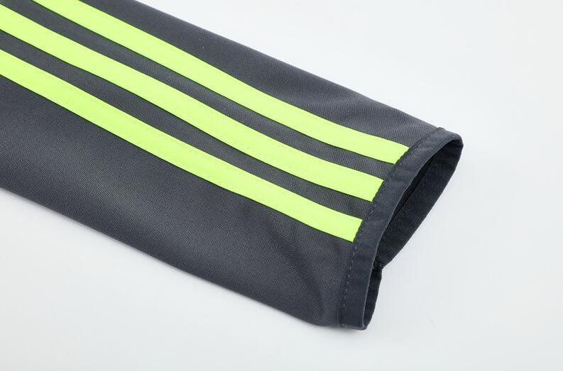 2015-2016  retro  Real Madrid  Grey  color adult  tracksuit  Training top soccer jersey  Half-turtleneck side  half zipper